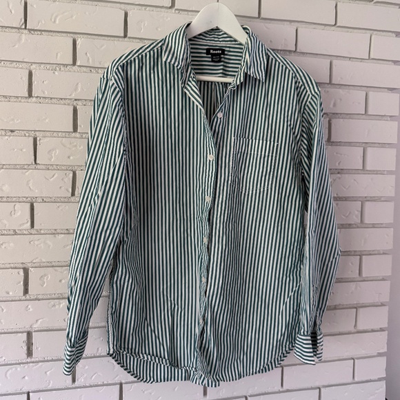 ROOTS COTTON SHIRT - Picture 1 of 7